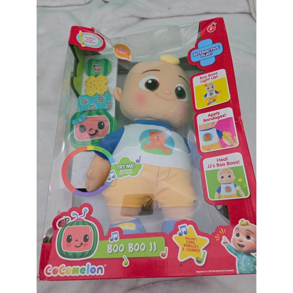 CoComelon Boo Boo JJ 12" Interactive Light-up Plush